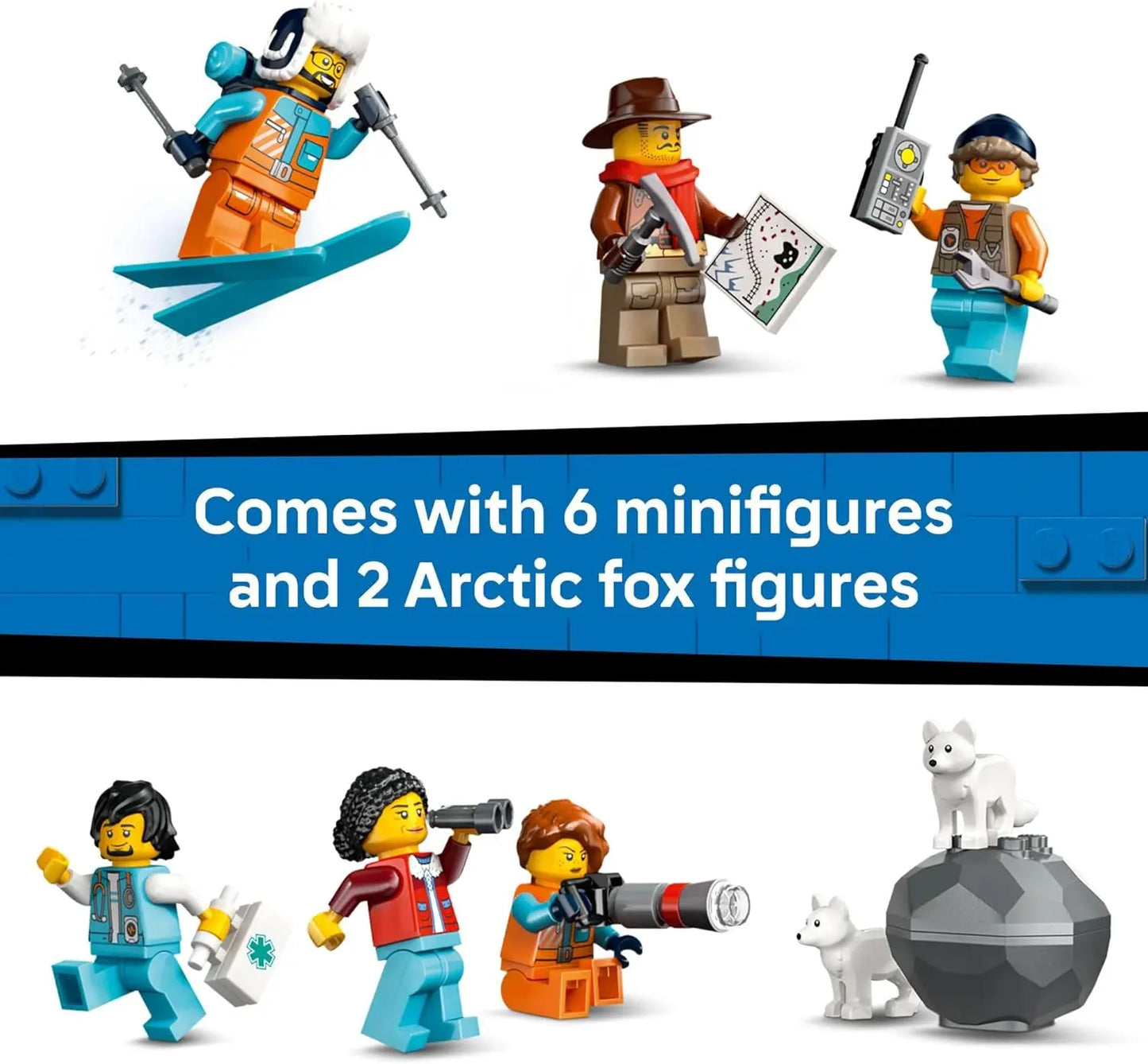 LEGO City 60470 Arctic Explorer Train RC Building Set