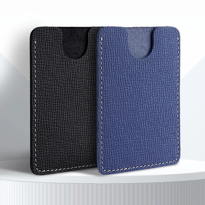 Slim Genuine Leather Card Holder – Ultra-Thin Cowhide Wallet