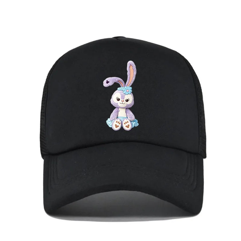 Cartoon Print Snapback Baseball Cap – Unisex Mesh Hat