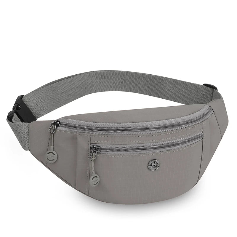 Waterproof Nylon Waist Pack – Convertible Crossbody Chest Bag