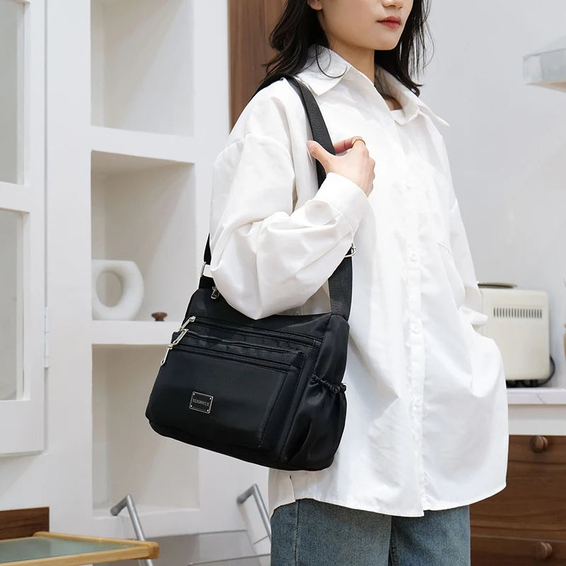 Women's Nylon Crossbody Bag – Large Capacity Shoulder Bag