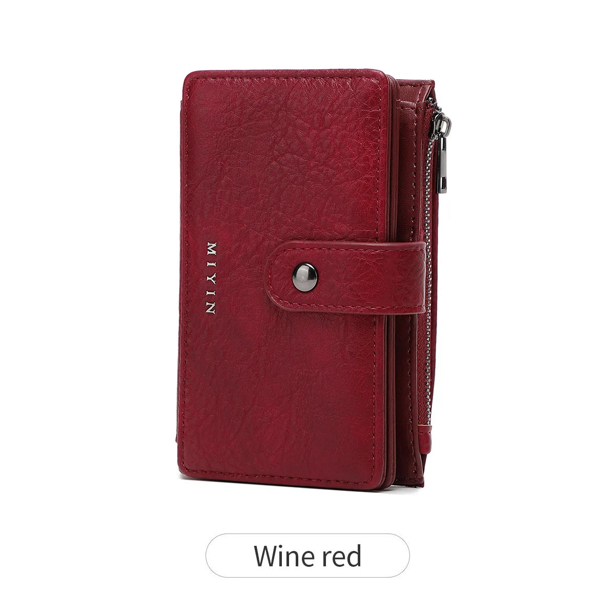 RFID Blocking Women's Trifold Wallet – Retro PU Leather Multi-Card Slot