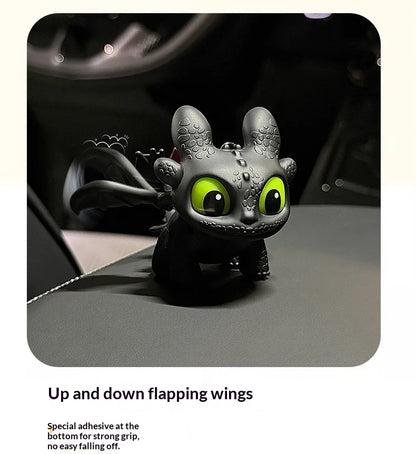 Toothless Dragon Keychain – Cute Glowing Car & Bag Ornament