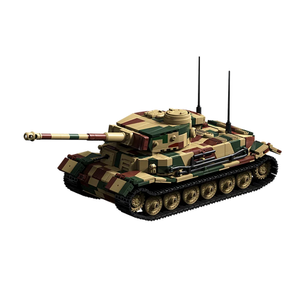 King Tiger Heavy Tank Building Blocks Set – WWII Military Model