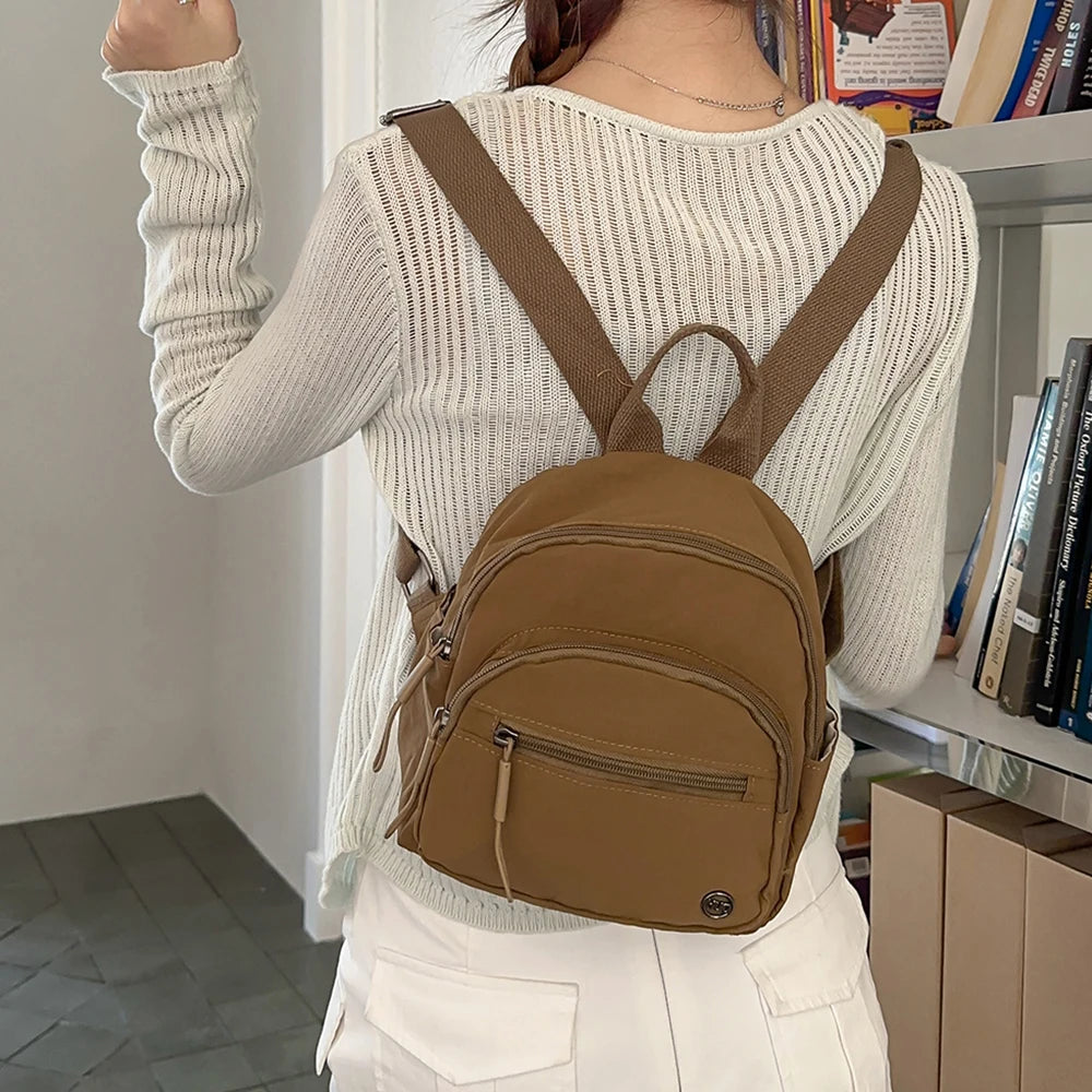 Japanese Mini Backpack for Women – Lightweight Travel Bag