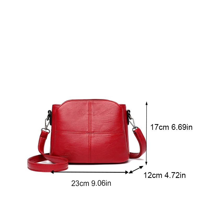 PU Leather Crossbody Shoulder Bag for Women
