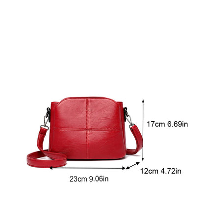 PU Leather Crossbody Shoulder Bag for Women