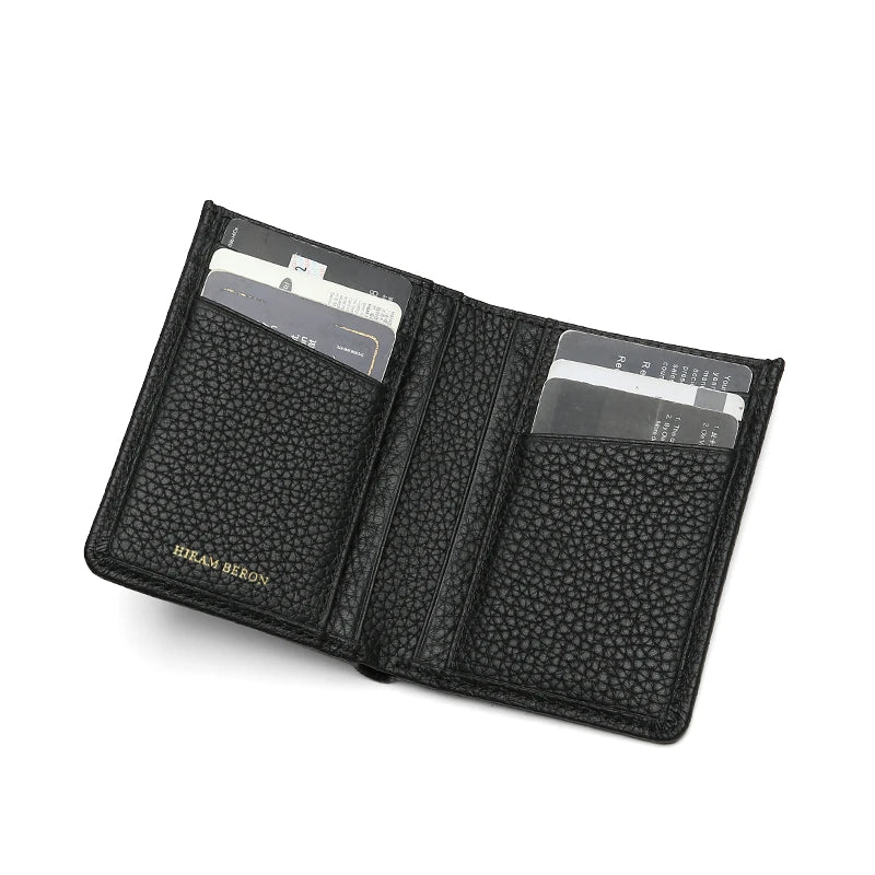 RFID Blocking Slim Leather Card Case Wallet for Men