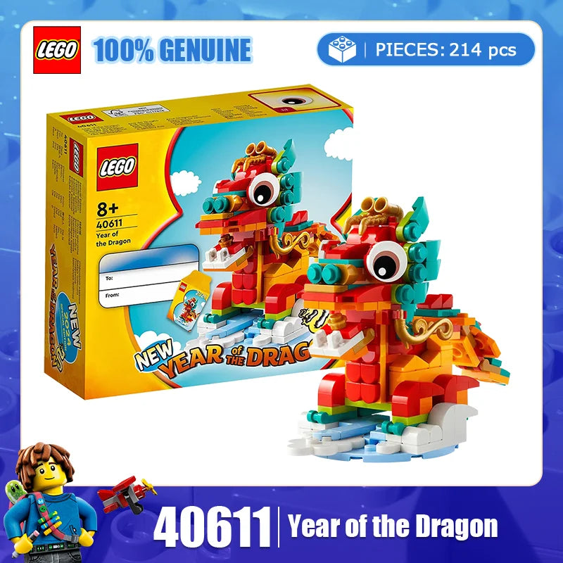LEGO Festival Series – Christmas Tree 40573 & Year of the Dragon 40611