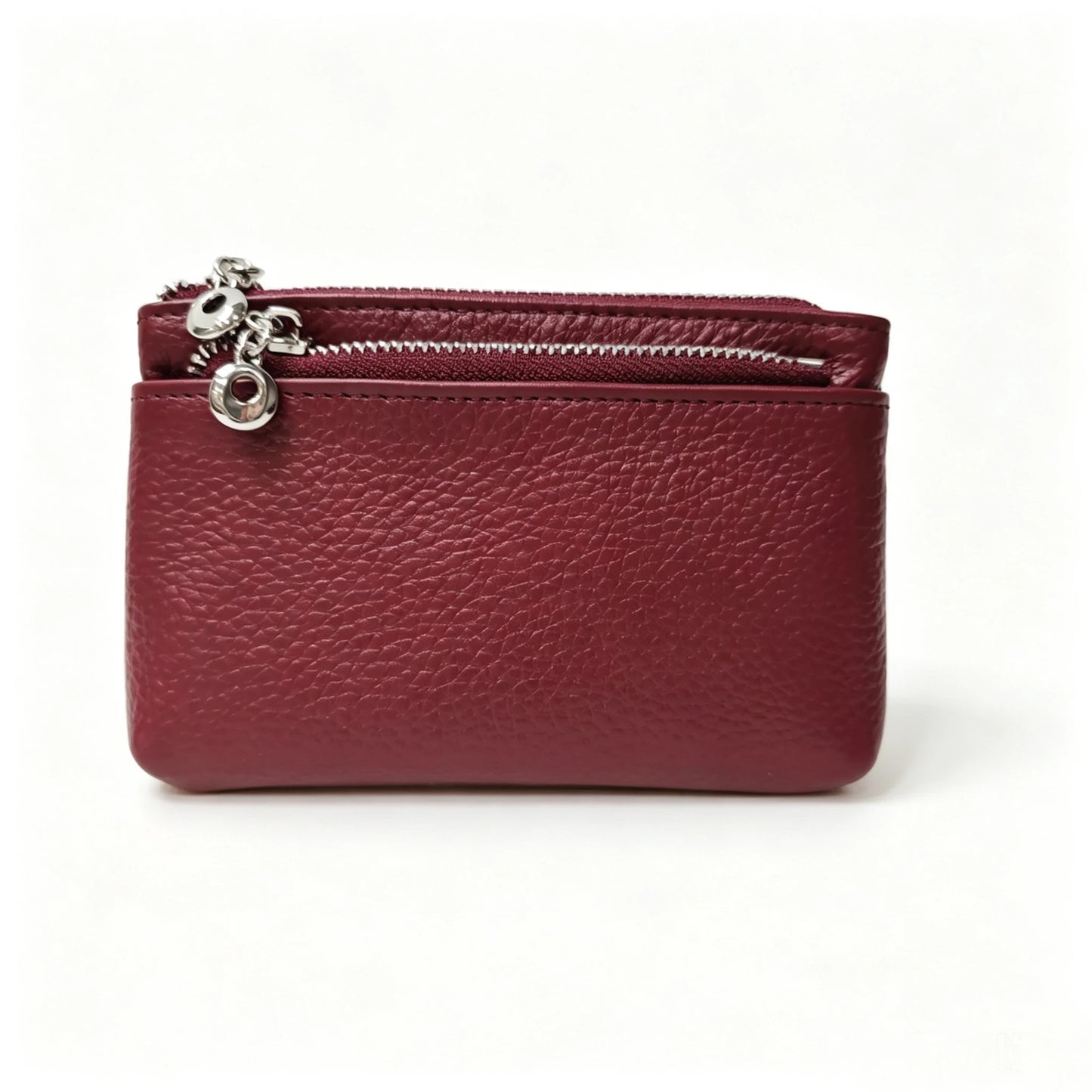Genuine Leather Zipper Coin Purse for Women