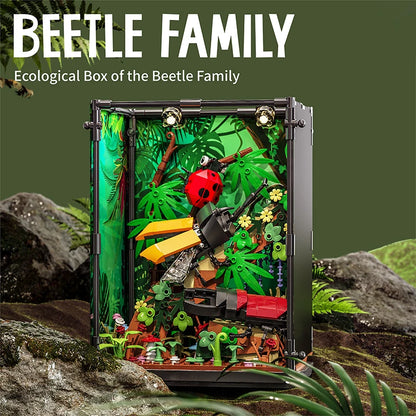Insect Ecological Box Building Blocks – Beetle & Ladybug Diorama