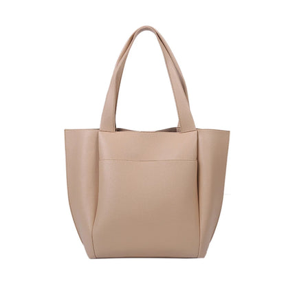 Large Capacity Soft Leather Tote Bag – Women's Shoulder Shopper
