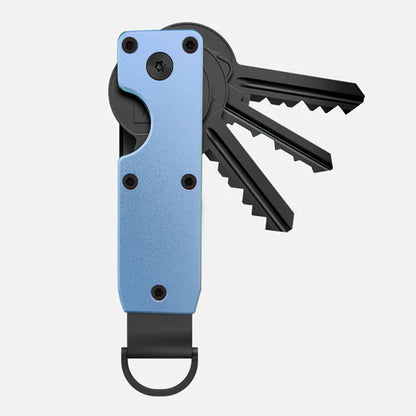 Compact Aluminum Key Organizer Holder – Smart Keychain