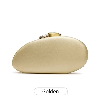 Shell-Shaped Evening Clutch Bag – Women's Luxury Crossbody Purse