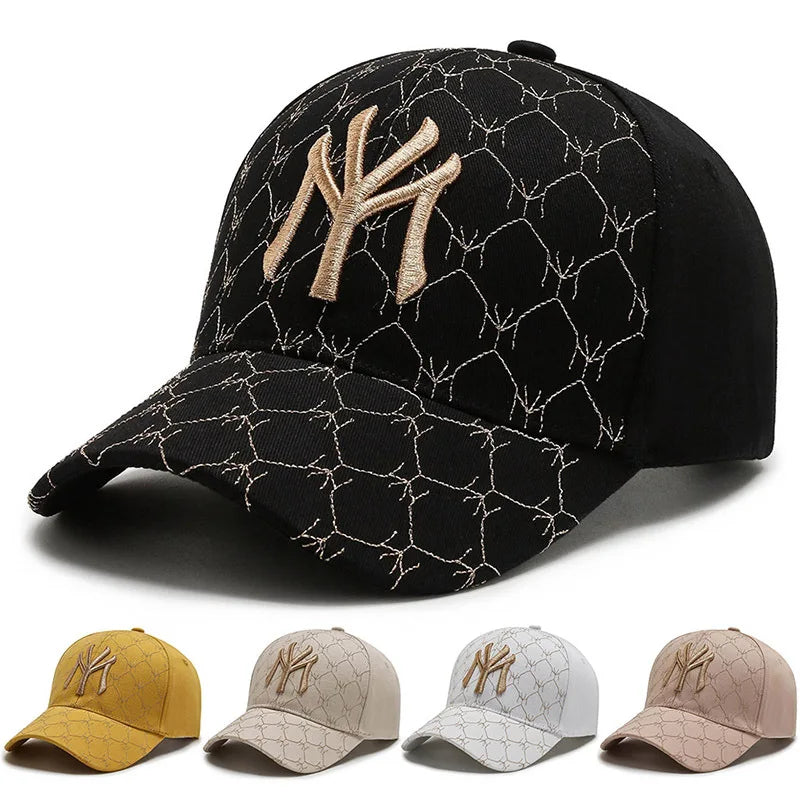 NY Embroidered Baseball Cap – Adjustable Snapback Hat