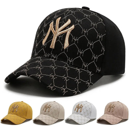 NY Embroidered Baseball Cap – Adjustable Snapback Hat