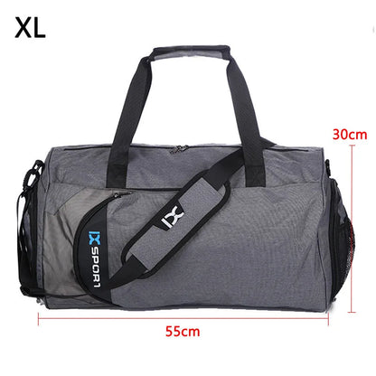 Large Gym Bag – Multifunction Sports Duffel with Wet/Dry Compartment