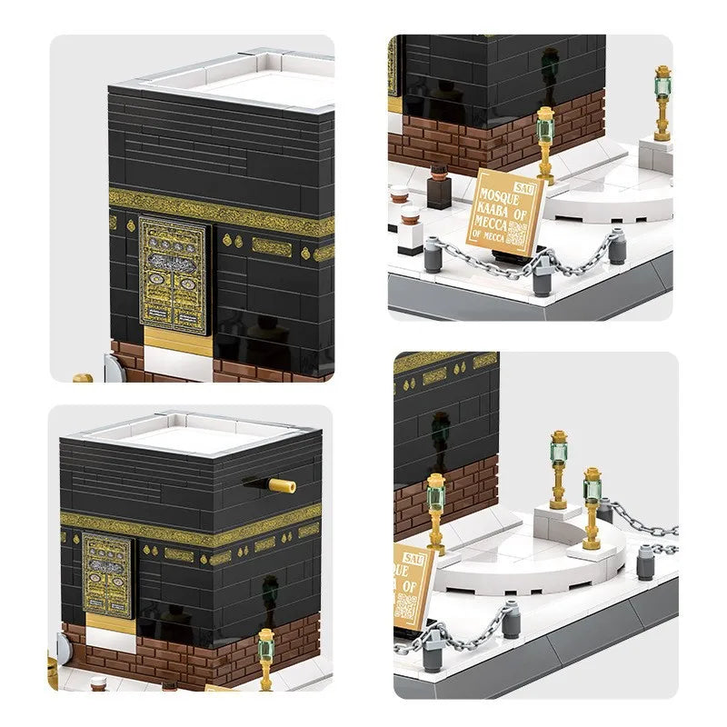 Kaaba Mecca Mosque Building Block Model – 446 Pieces