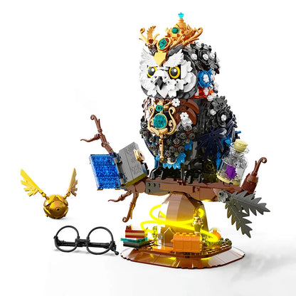 Magical Owl Building Blocks Set – 1288pcs MOC with LED Lights