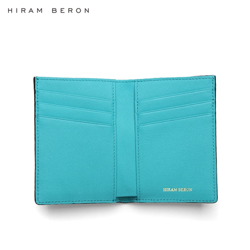 RFID Blocking Leather Wallet for Men, Slim Bifold Card Holder