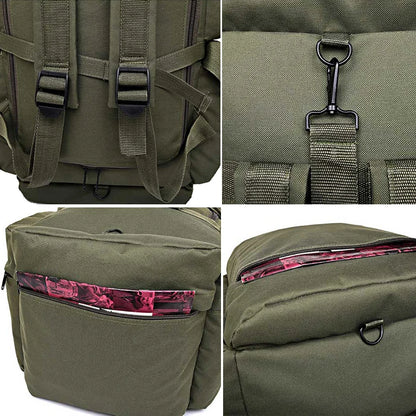 100L Tactical Backpack & Duffel Bag – Large Hiking Travel Bag