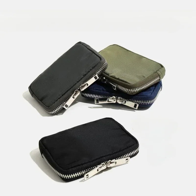 Mini Zip Pouch Wallet & Earbuds Organizer