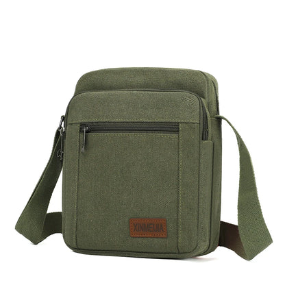 Canvas Crossbody Bag for Men – Vintage Messenger Sling