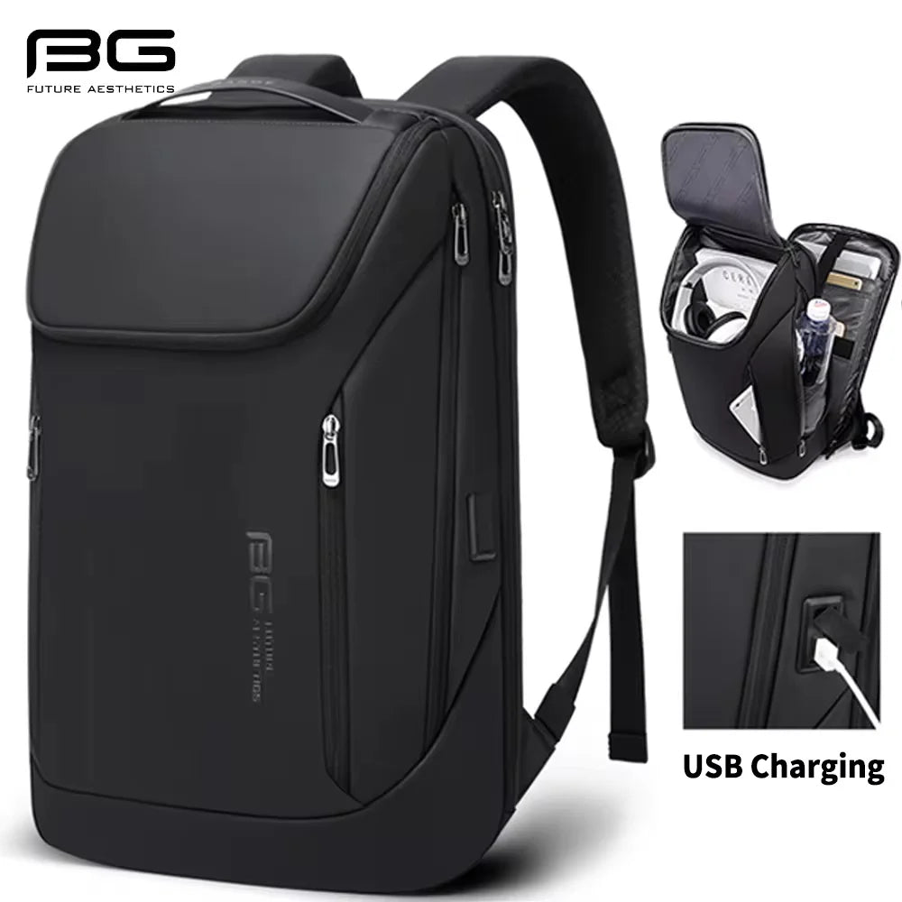 BANGE 17" Waterproof Laptop Backpack with USB Charging – Travel & Business Bag