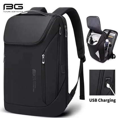 BANGE 17" Waterproof Laptop Backpack with USB Charging – Travel & Business Bag