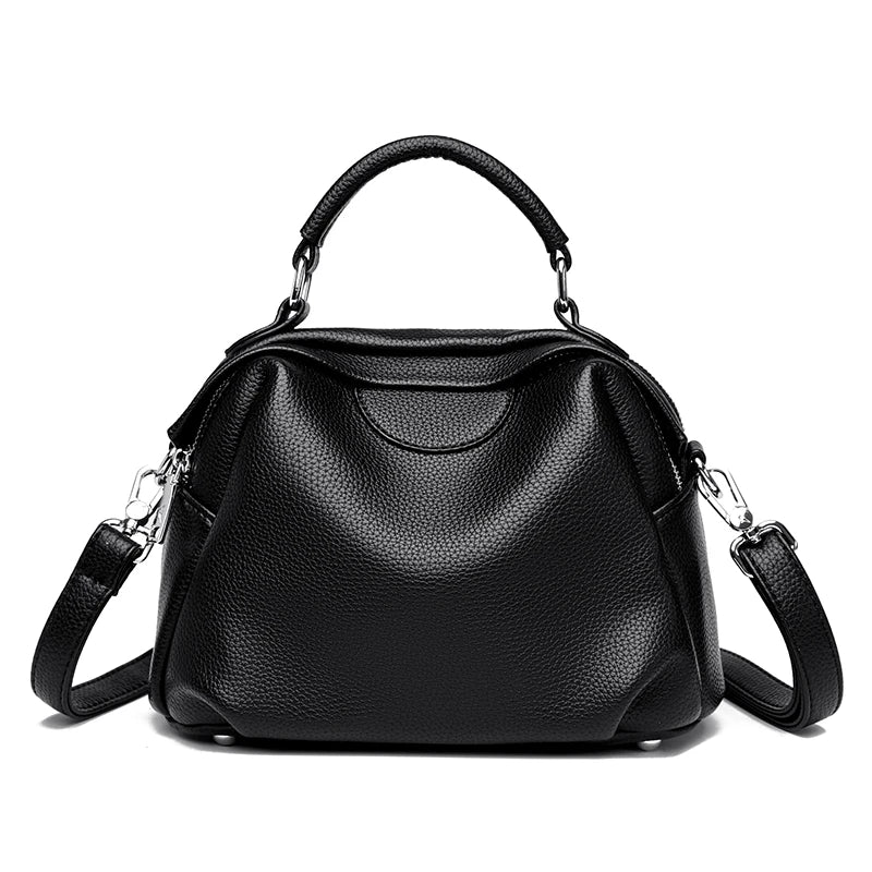Soft PU Leather Tote Bag – Women's Large Capacity Shoulder Handbag