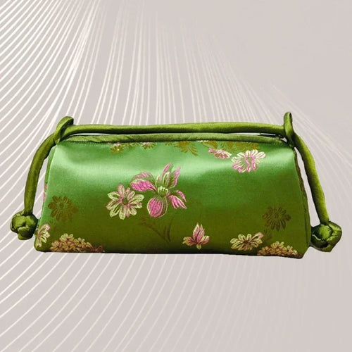 Embroidered Silk Handbag – Chinese Style Women's Tote