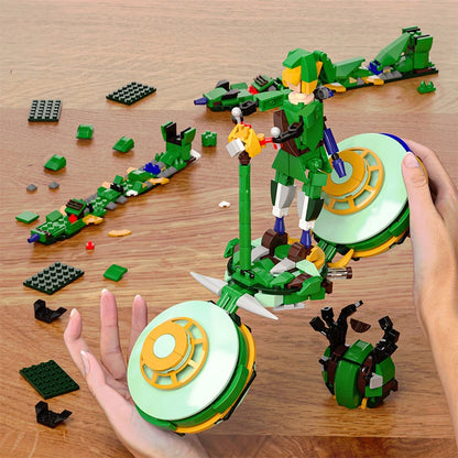 Legend of Zelda Link 3-in-1 Building Block Figure – 850 Pieces