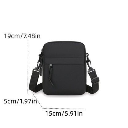 Men's Mini Crossbody Bag – Compact Shoulder Bag for Phone, Coins & Keys