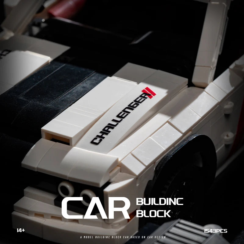 Muscle Car Building Blocks Set – 1543pcs Technical Brick Model