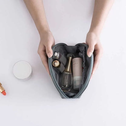 Semicircle Travel Cosmetic Bag for Women