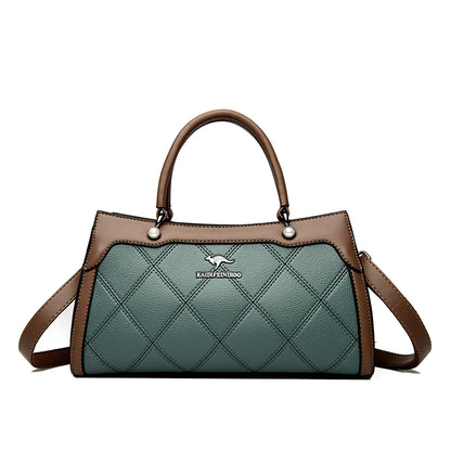Luxury Leather Tote Bag for Women – Large Capacity Designer Handbag