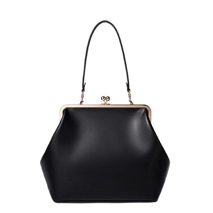 Women S Bag Retro Shell Oblique Span Clip Single Shoulder Large Capacity Trendy Portable Handbags
