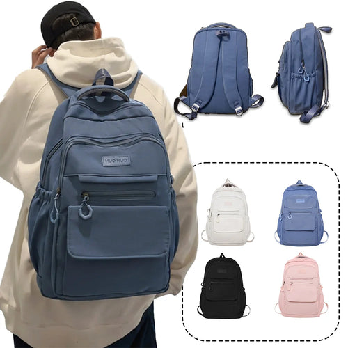 Lightweight Nylon Backpack – Water-Resistant School & Daily Use Bag