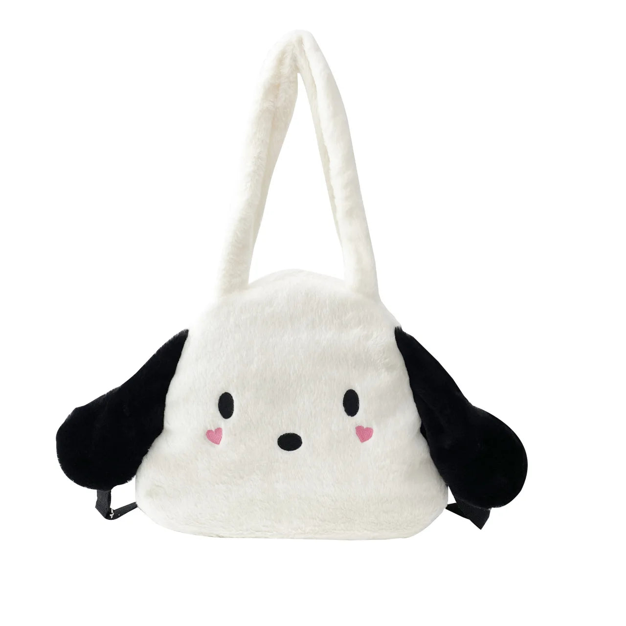 Cute Plush Shoulder Bag Women Large Capacity Furry Tote Handle Comfortable Versatile Texture