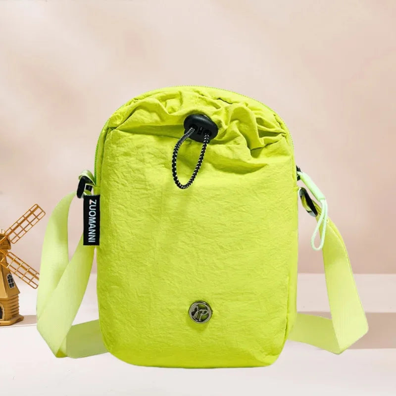 Nylon Crossbody Shoulder Bag Unisex Casual Sports Mini Bag