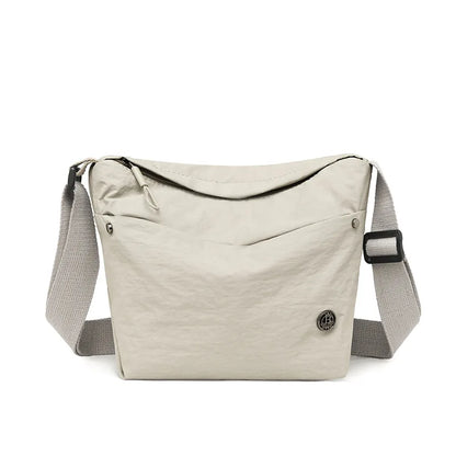 Lightweight Nylon Crossbody Bag – Wide Strap Women's Shoulder Bag
