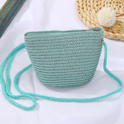 Straw Woven Crossbody Bag – Summer Beach Shoulder Bag