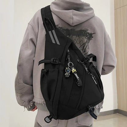 Men's Crossbody Sling Bag – Multi-Functional Sports Chest Pack