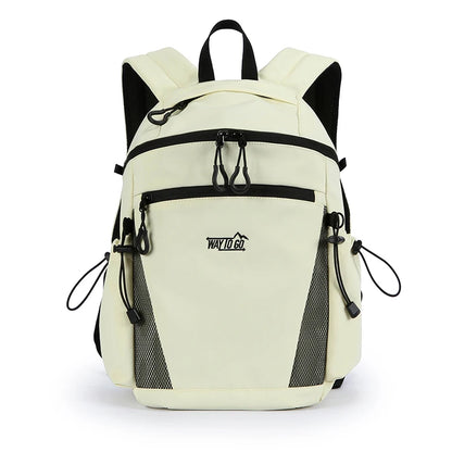 Water-Resistant Nylon Backpack – Large Capacity Unisex Outdoor Bag