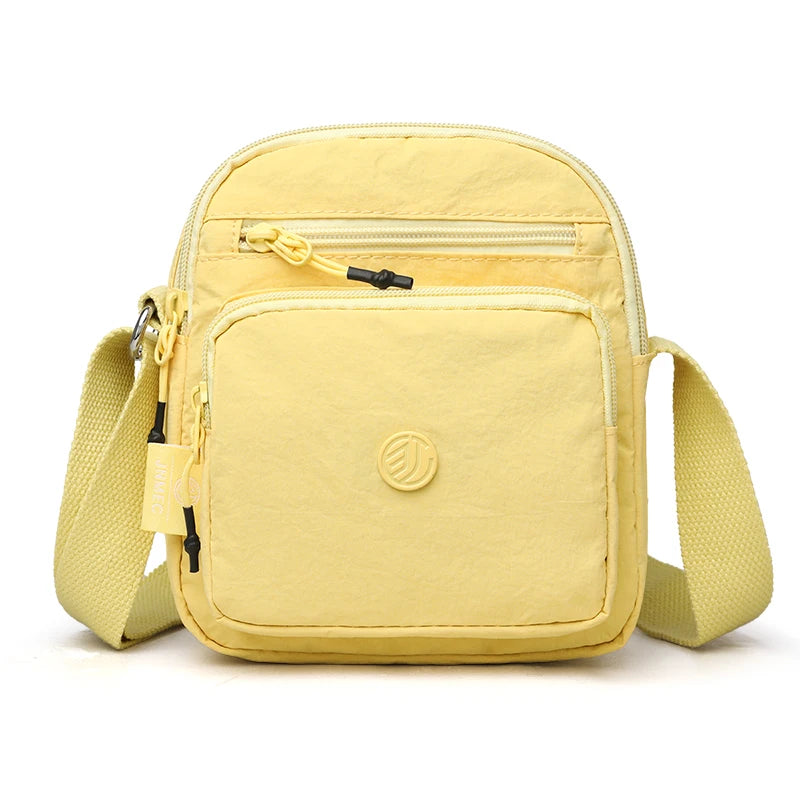 Women's Crossbody Shoulder Bag – Lightweight Oxford Multi-Pocket Purse for Travel & Business