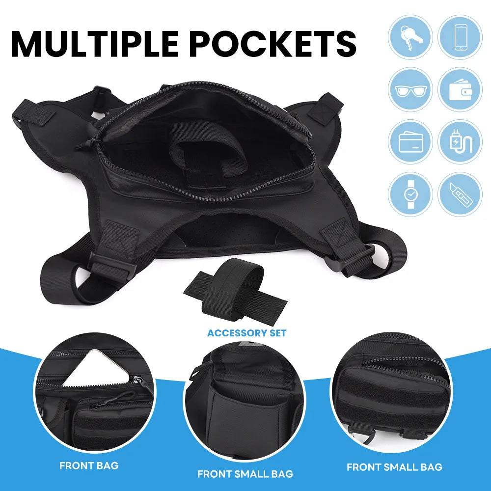 Tactical Chest Rig Vest Bag – Outdoor Running, Hiking & Hunting Pack