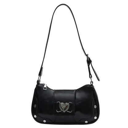 Y2K Pleated Underarm Shoulder Bag for Women