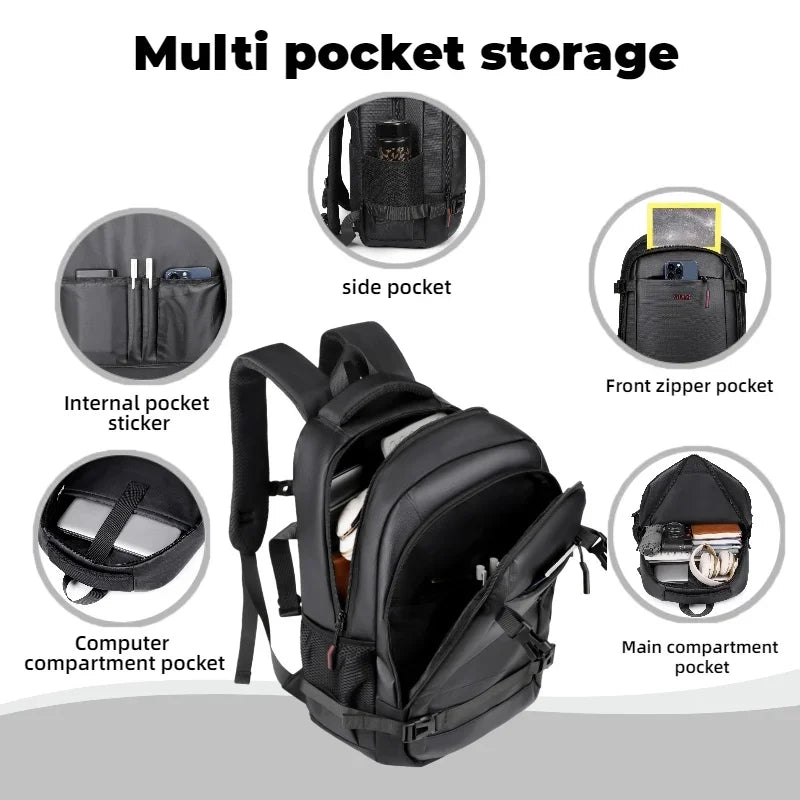 Men's Large Capacity Business Backpack – Multifunctional Travel Bag