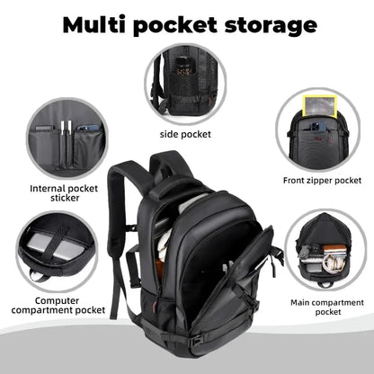 Men's Large Capacity Business Backpack – Multifunctional Travel Bag