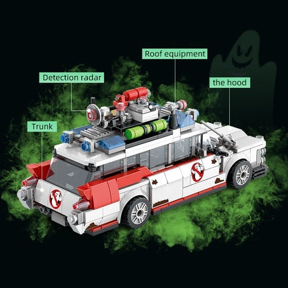 Ghost Racing Car Building Blocks Set – 562 Pcs MOC